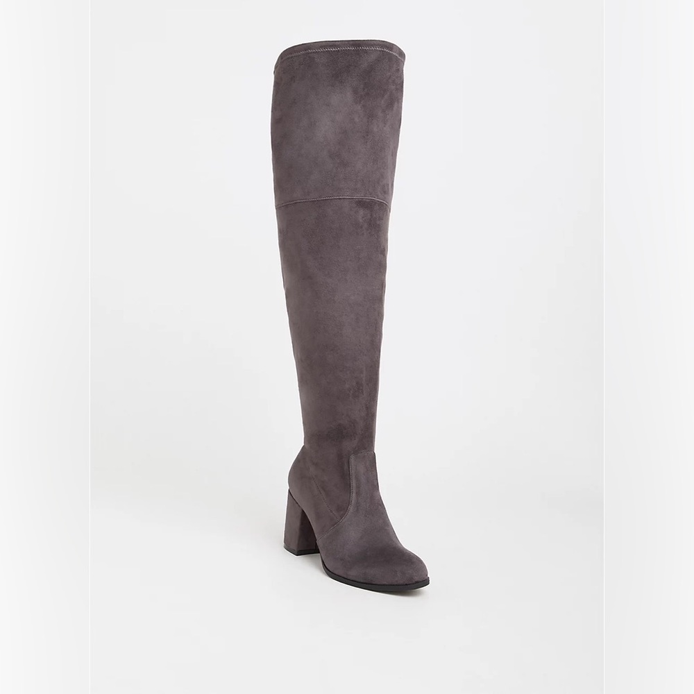 Block Heel Over the Knee Boot